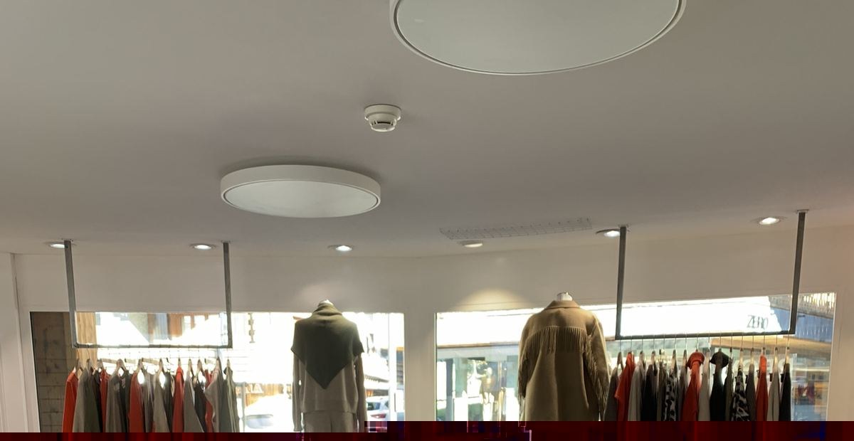 Assèchement en cours dans une boutique